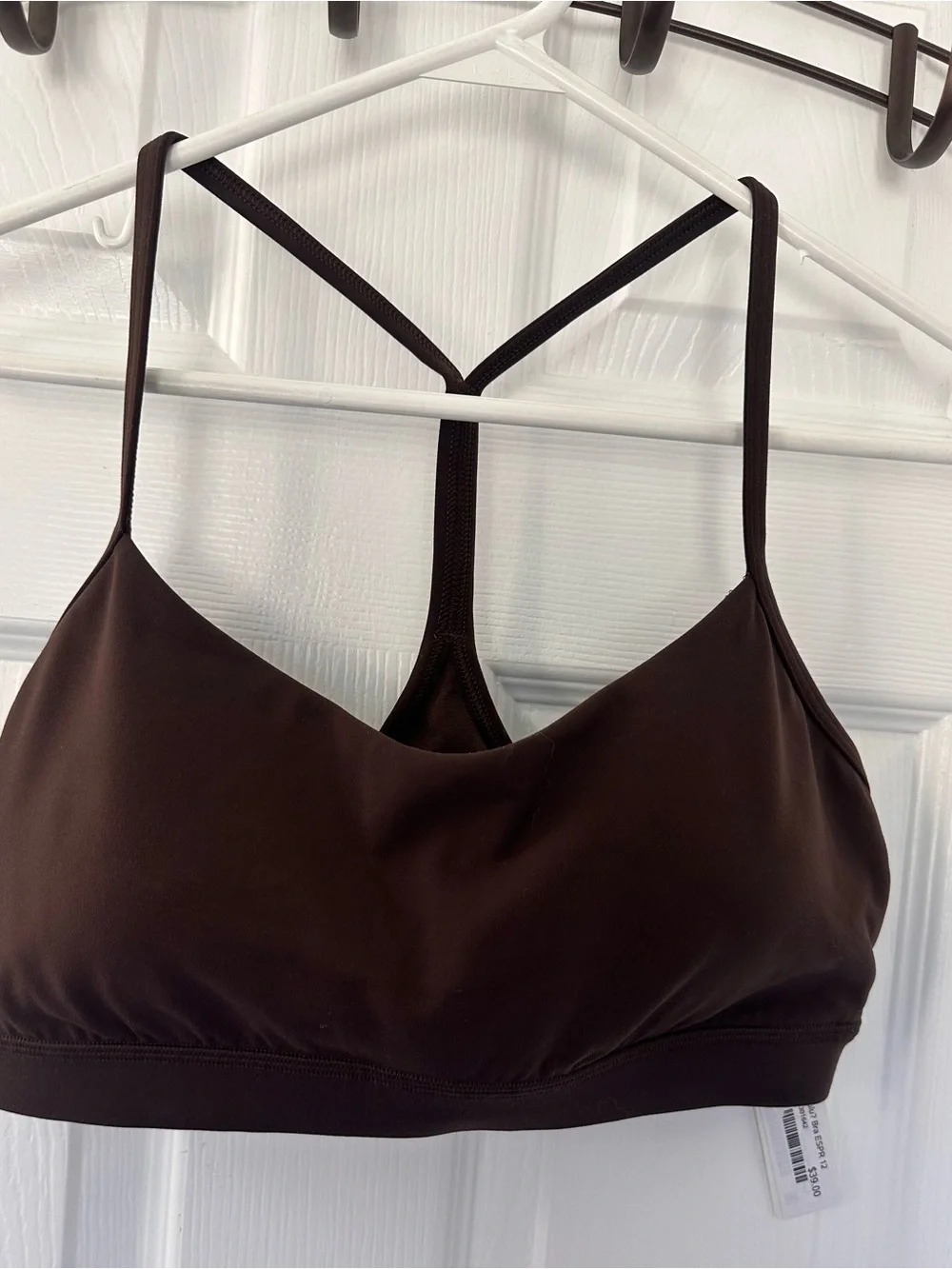 Lululemon - Brown Flow Y Nulu Bra- 12 NWT